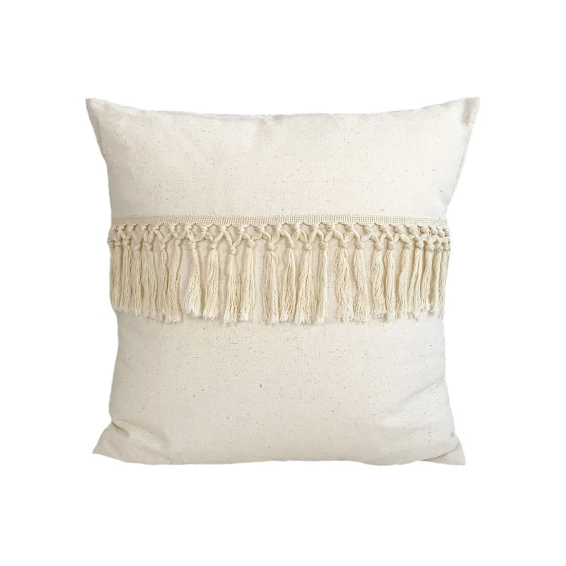 Boho Style Linen Pillow Cases