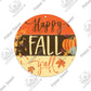 Putuo Decor Fall Round Wooden Plaques