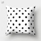 Bland and White Geometrics Pillow Cases