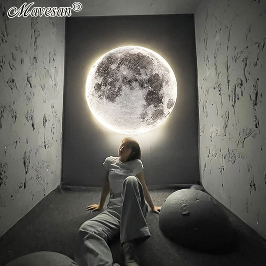 Moon in the Bedroom Lamp