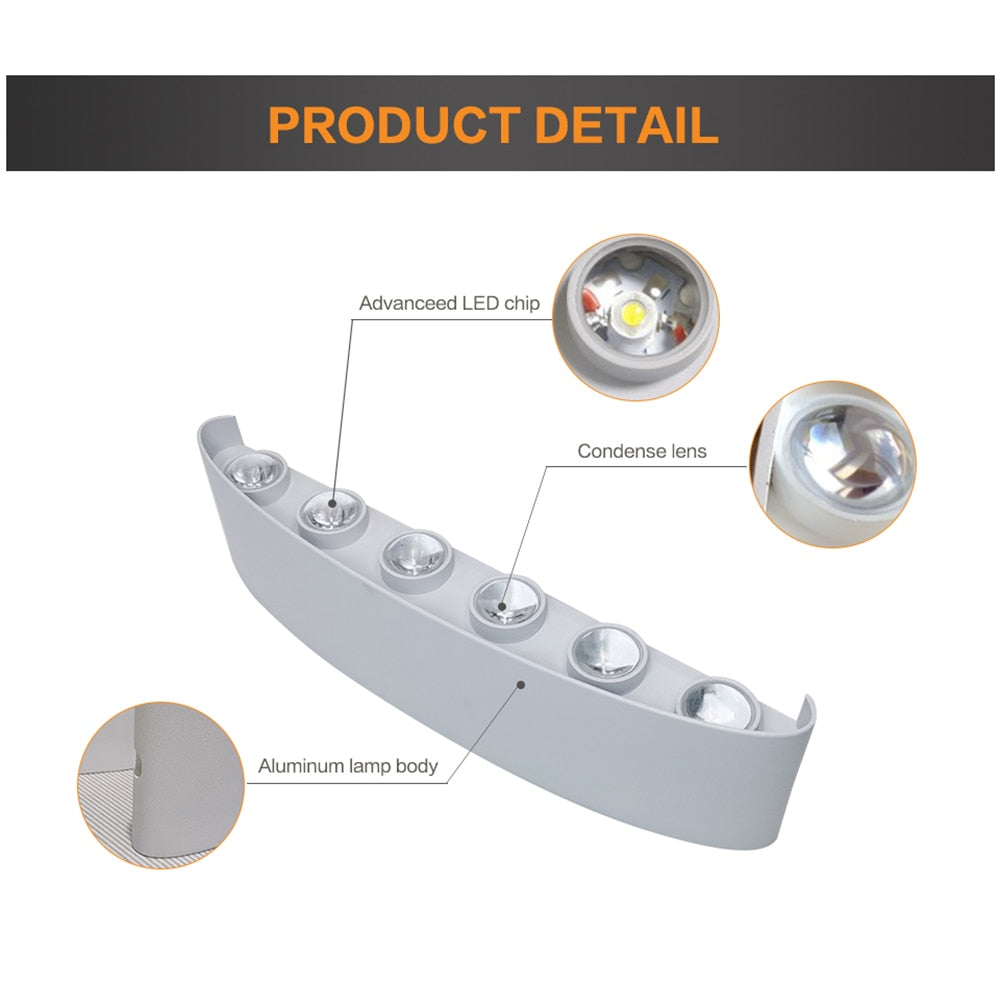 Aluminum Wall-mounted LED Lamp